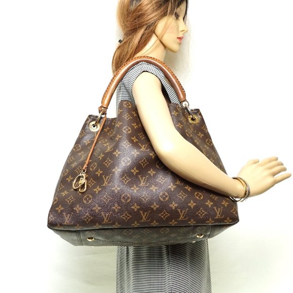 Auth Louis Vuitton Artsy Mm Leather #2886L54 - Picture 5 of 8